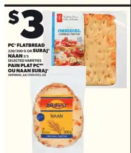 Independent City Market PC FLATBREAD 220/300 G OR SURAJ NAAN 5' S offer