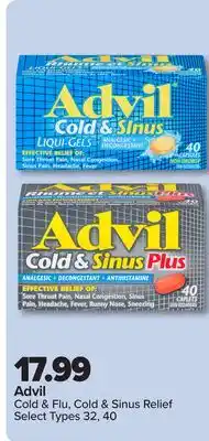 PharmaChoice Advil Cold & Flu, Cold Sinus Relief offer