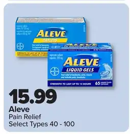 PharmaChoice Aleve Pain Relief offer