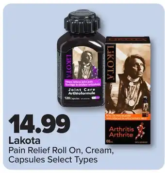 PharmaChoice Lakota Pain Relief Roll On, Cream, Capsules offer