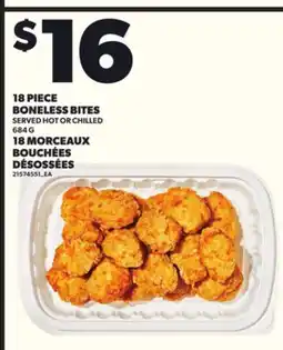 Independent City Market 18 PIECE BONELESS BITES, 684 G offer