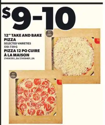 Independent City Market 12 TAKE AND BAKE PIZZA, 510-739 G offer