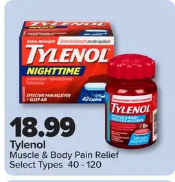 PharmaChoice Tylenol Muscle & Body pain Relief offer