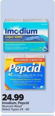 PharmaChoice Imodium, Pepcid Stomach Relief offer