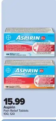 PharmaChoice Aspirin Pain Relief Tablets offer