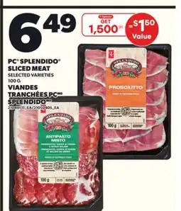 Independent City Market PC SPLENDIDO SLICED MEAT, 100 G offer