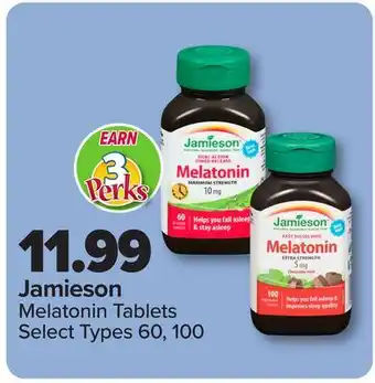 PharmaChoice Jamieson Melatonin Tablets offer