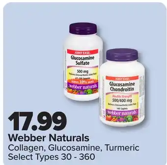 PharmaChoice Webber Naturals Collagen, Glucosamine, Turmeric offer