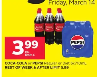 Rexall COCA-COLA or PEPSI offer