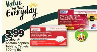 PharmaChoice Option+ Acetaminophen Tablets, Caplets offer