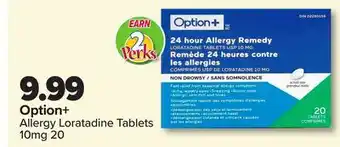 PharmaChoice Option+ Allergy Loratadine Tablets 10mg offer