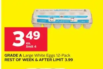 Rexall GRADE A Large White Eggs offer