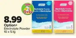 PharmaChoice Option+ Electrolyte Powder offer