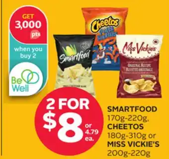 Rexall SMARTFOOD 170g-220g, CHEETOS 180g-310g or MISS VICKIE'S 200g-220g offer