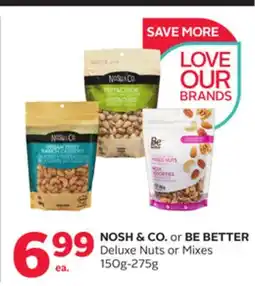 Rexall NOSH & CO. or BE BETTER Deluxe Nuts or Mixes offer