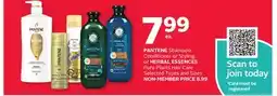 Rexall PANTENE Shampoo, Conditioner or Styling or HERBAL ESSENCES Pure Plants Hair Care offer