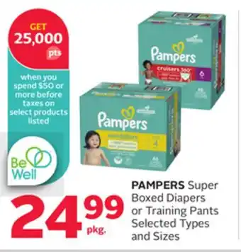 Rexall Super Boxed Diapers or Training Pants offer