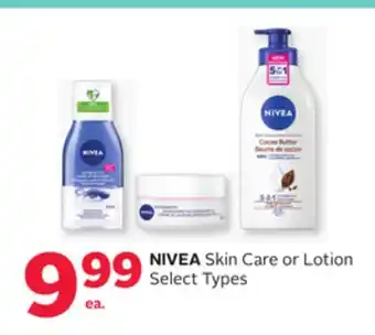 Rexall NIVEA Skin Care or Lotion offer