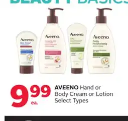 Rexall AVEENO Hand or Body Cream or Lotion offer