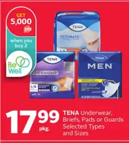 Rexall TENA Underwear, Briefs, Pads or Guards offer