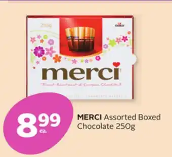 Rexall MERCI Assorted Boxed Chocolate offer