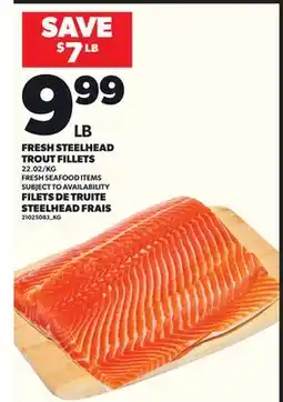 Independent City Market FRESH STEELHEAD TROUT FILLETS offer