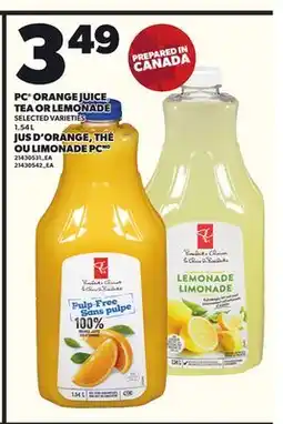 Independent City Market PC ORANGE JUICE, TEA OR LEMONADE, 1.54 L offer