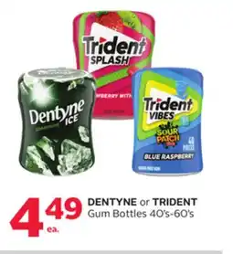 Rexall DENTYNE or TRIDENT Gum Bottles offer