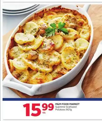 Rexall M&M FOOD MARKET Supreme Scalloped Potatoes offer