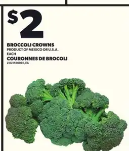 Independent City Market BROCCOLI CROWNS offer