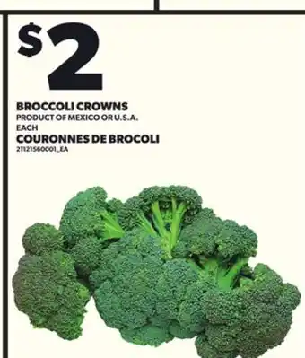 Independent City Market BROCCOLI CROWNS offer