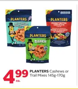 Rexall PLANTERS Cashews or Trail Mixes offer