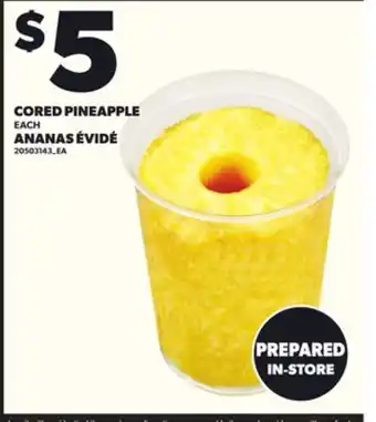 Independent City Market CORED PINEAPPLE, EACH offer