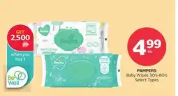 Rexall PAMPERS Baby Wipes offer