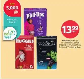 Rexall Pull·Ups or Goodnites Jumbo Diapers or Training Pants offer