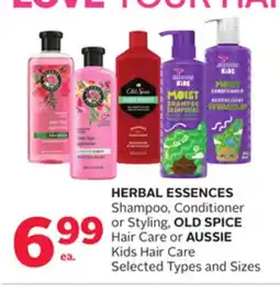 Rexall HERBAL ESSENCES Shampoo, Conditioner or Styling, OLD SPICE Hair Care or AUSSIE Kids Hair Care offer