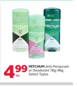 Rexall MITCHUM Anti-Perspirant or Deodorant offer