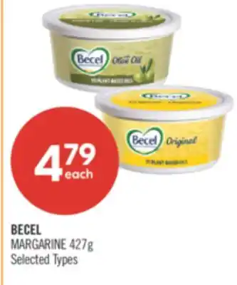 Shoppers Drug Mart BECEL MARGARINE 427g offer