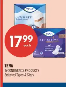 Shoppers Drug Mart TENA INCONTINENCE PRODUCTS offer