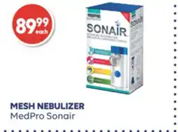 Wellwise by Shoppers MESH NEBULIZER MedPro Sonair offer