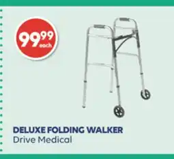 Wellwise by Shoppers DELUXE FOLDING WALKER offer