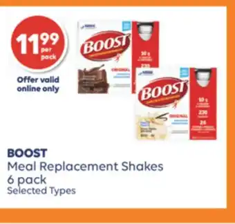 Wellwise by Shoppers BOOST Meal Replacement Shakes offer