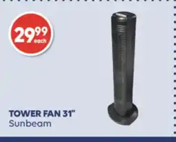 Wellwise by Shoppers TOWER FAN 31 Sunbeam offer