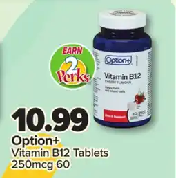 PharmaChoice Option+ Vitamin B12 Tablets offer