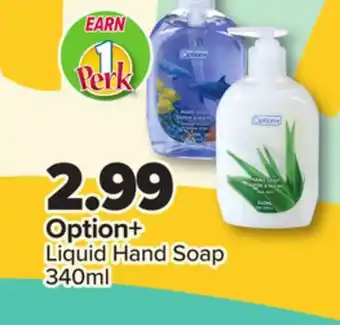 PharmaChoice Option+ Liquid Hand Soap offer