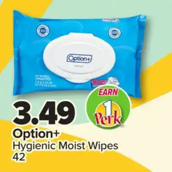 PharmaChoice Option+ Hygienic Moist Wipes offer