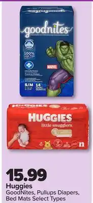 PharmaChoice Huggies GoodNites, Pullups Diapers, Bed Mats offer