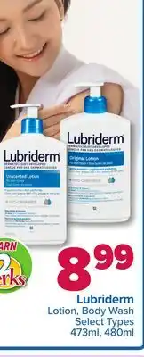 PharmaChoice Lubriderm Lotion, Body Wash offer