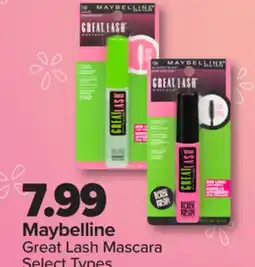 PharmaChoice Maybelline Great Lash Mascara offer