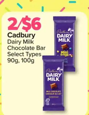 PharmaChoice Cadbury Dairy Milk Chocolate Bar offer